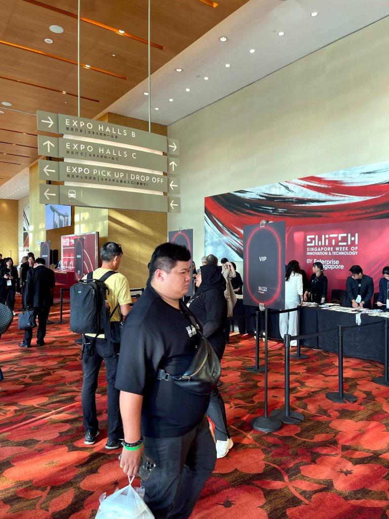 SWITCH 2026 會場入口,Singapore Week of Innovation & Technology